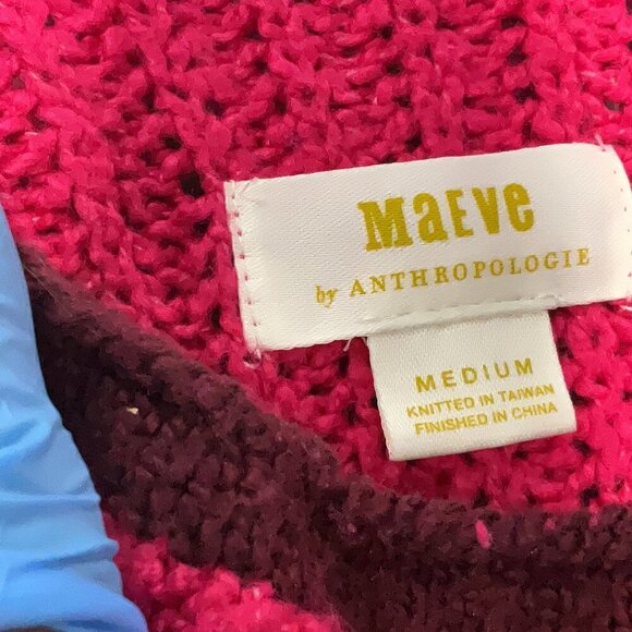 Maeve by Anthropologie Mock-Neck Color-Tipped Sweater Size M EUC - Picture 9 of 11